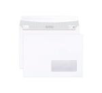 Doos 500 Vensterenveloppen Zelfklevend 90g 162x229 venster 45x100 positie 20/20 - Wit