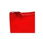 CUIRISÉ - Trousse plate 11x22 cm - Rouge