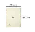Indices A4 20 Part A-Z Ivory - Ivory
