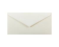 20 enveloppes DL (110x220mm) paille gommées - ivoire