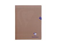 Cahier piqué Mimesys 24x32cm 96 pages grands carreaux couverture polypropylène