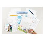 ODELIA, Bloc de coloriage multi-techniques de 20 feuilles A4 250g, Les villes