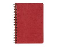Carnet reliure intégrale à pochettes Age Bag A5 120 pages détachables ligné - Rouge