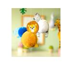 Boîte créative, Pompons, Animaux de la savane - Multicolore