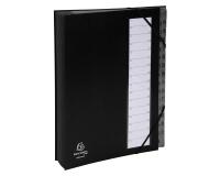 Trieur rigide Ordonator numerique dos extensible 32 compartiments 1 à 32 - Noir