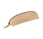 Clairefontaine Flying Spirit Leather Pencil Case Triangle - 18 x 4 x 4 cm - Beige