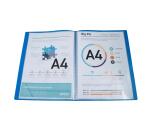 Sichtmappe A4 aus flexiblem Polypropylen, opak, 50 Hüllen