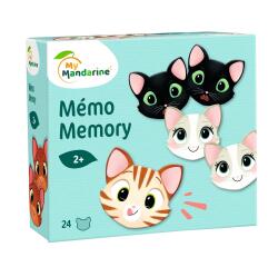 Mémory, Chats et expressions - Multicolore