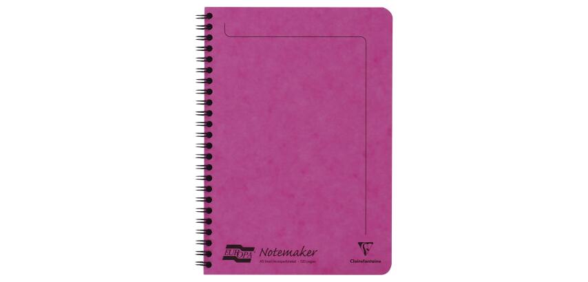 Notemaker Europa cahier reliure intégrale A5 120 pages détachables ligné