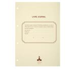 Le Dauphin Refill sheets for Legal Registers 297x210 - White