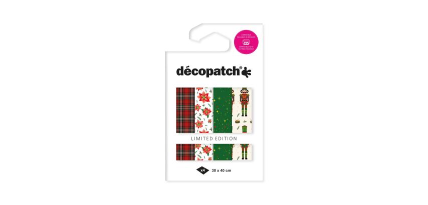 Décopatch Assortment 4 Foil Papers - The Nut Cracker