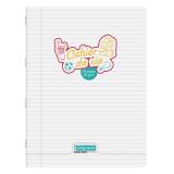 Cahier de vie piqué 8000 POLYPRO 24x32 cm 96 pages ligné + marge/uni 90 g - Incolore