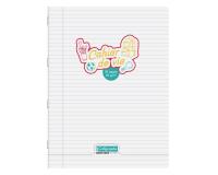 Cahier de vie piqué 8000 POLYPRO 24x32 cm 96 pages ligné + marge/uni 90 g - Incolore