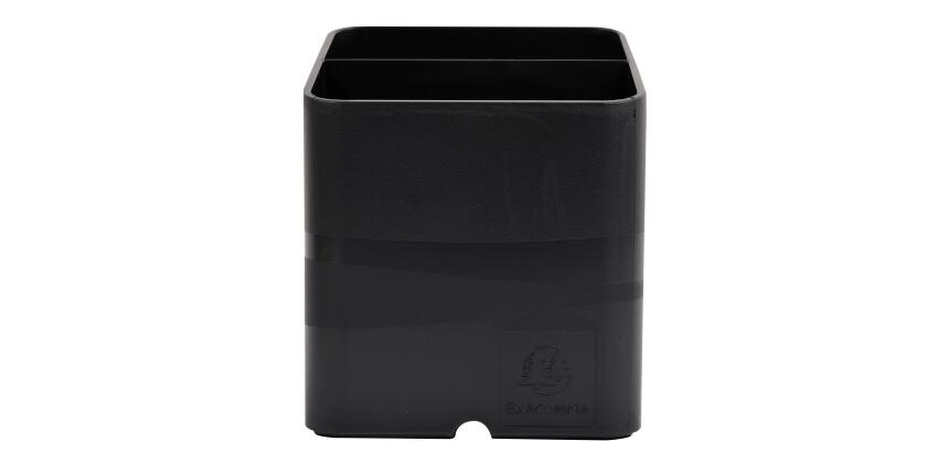 Cubiletes Pen Cube MAGNÉTICO, 2 compartimentos diferentes tamaños y alturas, bloqueador de cables. ECOBlack - Negro