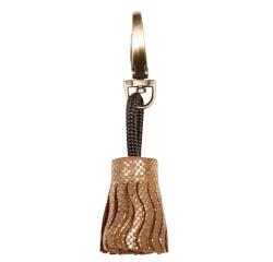 KLEO-PATHRA CUIR Porte-clés 2,5x4 cm Or