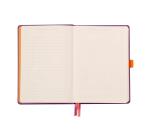 Rhodiarama Goalbook rembordé rigide A5 240 pages dot papier ivoire 90g - Violet