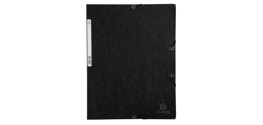 Chemise 3 rabats à élastiques carte lustrée 400g/m2 - A4