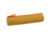 Rhodiarama trousse ronde simili cuir italien 5x21,5 cm - Or