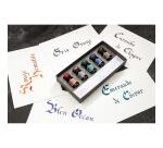 COFFRET 5 FLACONS 10ML ENCRES 1670 A PAILLETTES DOREES - Assortiment