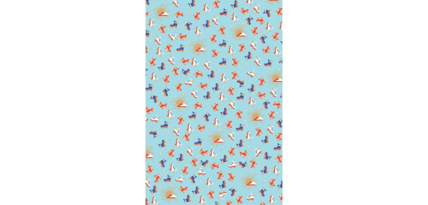 866 - Pochette 20 feuilles Décopatch Texture - Bleu