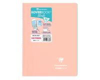 Cahier reliure intégrale enveloppante Koverbook A4 160 pages ligné + marge couverture polypropylène transparent