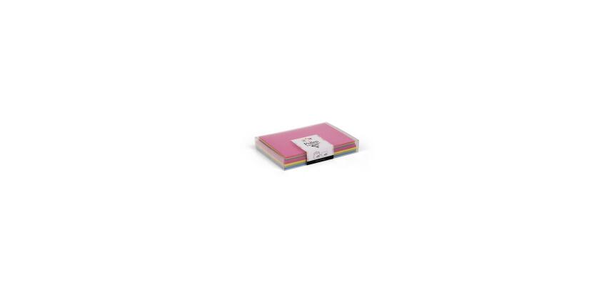 Coffret Pollen de 20 enveloppes C6 (114 x 162 mm) + 20 cartes simples 110 x 155 mm - Eté - Assortiment