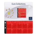 Sachet de 3 recharges numismatiques 43 cases de diamètre 20-25-30mm - 24,5x25 cm - Cristal