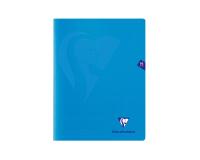 Cahier piqué Mimesys 24x32cm 96 pages petits carreaux couverture polypropylène