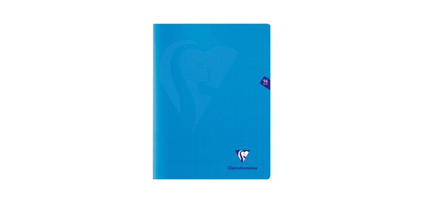 Cahier piqué Mimesys 24x32cm 96 pages petits carreaux couverture polypropylène