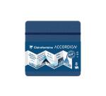 Accordionboek accordeonboekje 9F 14x14cm 300g - Blauw