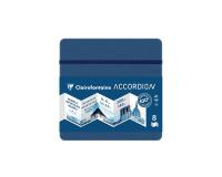 Accordion Book carnet accordéon 9F 14x14cm 300g - Bleu