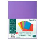 Pack of 50 1 flap folders ROCK'S 210 - 24x32cm