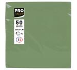 Paquet de 50 serviettes cocktail micro-gaufrées ouate 2 plis - 20x20 cm