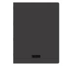 Geheftetes Heft 8000 POLYPRO 24x32 cm 96 Seiten große Karos 90 g - Schwarz