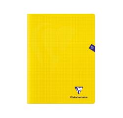 Cahier piqué Mimesys 24x32cm 96 pages petits carreaux couverture polypropylène