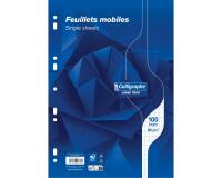 Feuillets mobiles sous film 7000 A4 100 pages perforées grands carreaux 80 g