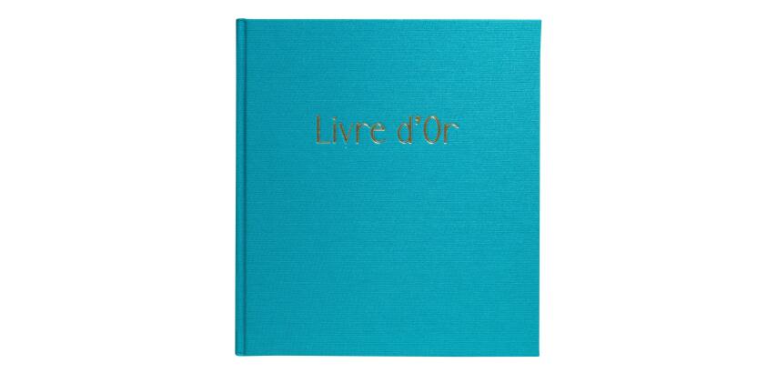 Livre d'or 140 pages tranche or Pop'N Co