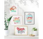 Kreativset Lettering, 20,5x1,5x30cm