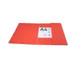 Scotten Elastomap + 3 kleppen in gewafeld glanskarton 425g/m2 - A4