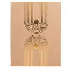Exacompta Graphik Guest Book 100 Pages 27x22 - Kraft