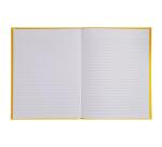Iderama Notebook 220x170, 192 lined pages - yellow