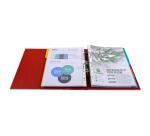 Registratore a leva Prem'Touch interno/esterno polipropilene - dorso 80mm - A4 maxi