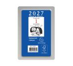 Bloc éphéméride comique sans support 6,5 x 9,7 cm 2027 - Bleu
