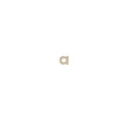 Small Kraft Letter 'A' 8.5cm - Kraft