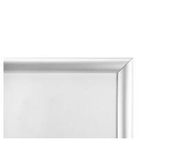 Cadre mural aluminium A2 Office alu - Cristal