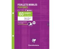 Feuillets mobiles Dessin sous étui 17x22cm 60 pages uni - Blanc