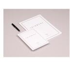 Triomphe GOLD cahier piqûre textile A4 96 pages uni papier blanc 90 g - Blanc