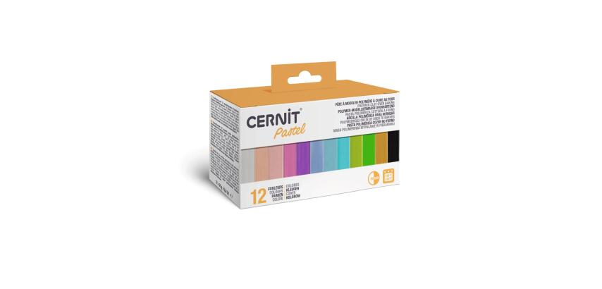 Assortment of 12 mini blocks 25g Pastel
