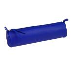 CUIR TEINTE Trousse ronde Ø5,5x22 cm - Assortis