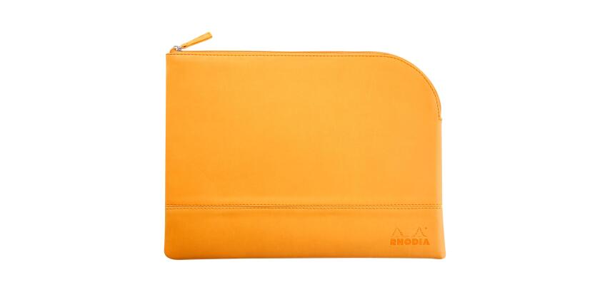 Rhodia Rhodiarama Zipped Pouch - 21 x 28cm - Orange|
